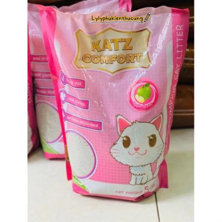 CÁT VỆ SINH CHO MÈO KATZ COMFORT 5L/ 4,3KG