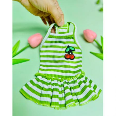 VÁY/ ĐẦM XOÈ KẺ SỌC XANH LÁ (1-12KG)F9AB65D1-D7FA-4134-B029-6066947F3C87