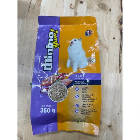 HẠT CHO MÈO MININO YUM-VỊ MỰC (350G & 1,5KG)