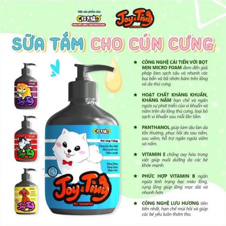 SỮA TẮM JOY & TINY CHO CHÓ-MÈO (500ml)