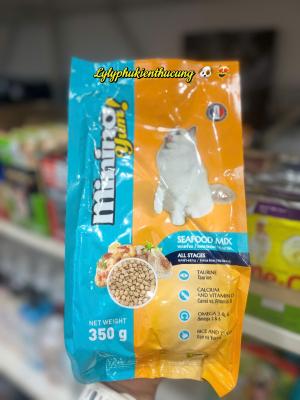 HẠT CHO MÈO MININO YUM-VỊ HẢI SẢN (350G & 1,5KG)