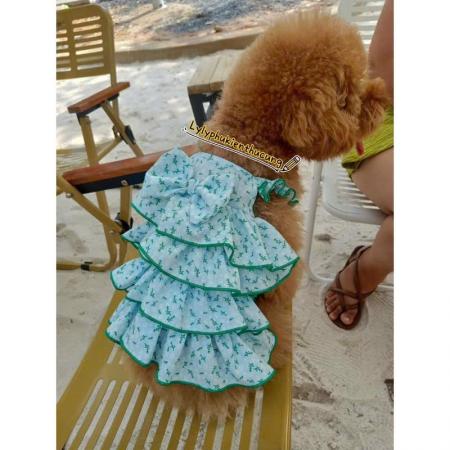 VÁY/ ĐẦM TẦNG HOA NHÍ XANH (1-12KG)z6353702838627e13b4f1c13c3ef004aeb9df7faa17c94-GNGNj