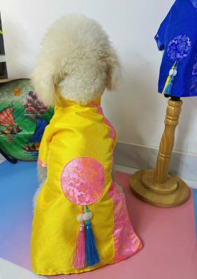 ÁO DÀI TẾT NGỌC BỘI - VÀNG HỒNG